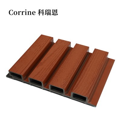 Система зовнішнього облицювання стін із решітчастої панелі WPC