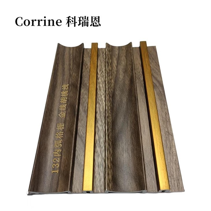 Two-color Circular Inner Wooden Panel 3D Wavy Surface Accent Wall factory